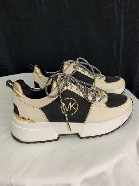 michael kors cosmo canvas sneaker|Cosmo Canvas Trainer .